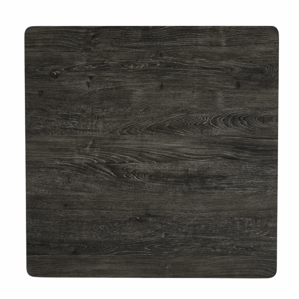 Kwadratowy Stół 80x80 cm Kuchenny Klasyczny Nowoczesny Loft Do Jadalni Salonu Kuchni Dąb Czarny ZALI