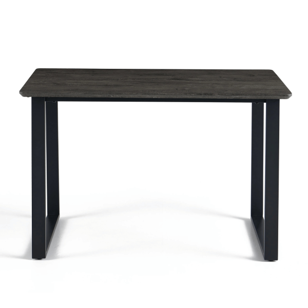 Prostokątny Stół Kuchenny 120x70 cm Do Jadalni Salonu Industrialny Nowoczesny Dąb Czarny ZEUS