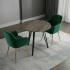 Stół Kuchenny 80 cm Do Jadalni Salonu Okrągły Mały Nowoczesny Industrialny Loft Dąb Szary ZOE