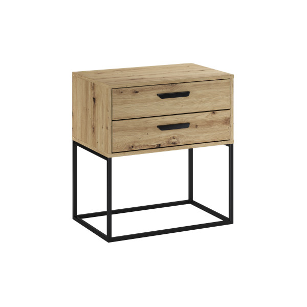 Szafka Nocna 60 Cm 2 Szuflady