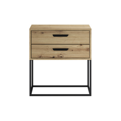 Szafka Nocna 60 Cm 2 Szuflady