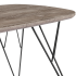 Industrialny Nowoczesny Stolik Kawowy Prostokątny 110x60 cm Do Salonu Loft Dąb Szary Czarny GRIM