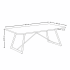 Industrialny Stolik Kawowy Prostokątny Ława Do Salonu 110x60 cm Loft Orzech Naturalny FLOW