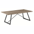 Ława Do Salonu 110x60 cm Industrialny Stolik Kawowy Prostokątny Loft Dąb Szary FLOW