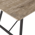Ława Do Salonu 110x60 cm Industrialny Stolik Kawowy Prostokątny Loft Dąb Szary FLOW