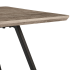 Ława Do Salonu 110x60 cm Industrialny Stolik Kawowy Prostokątny Loft Dąb Szary FLOW