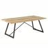 Ława Do Salonu Loft  Industrialny Stolik Kawowy Prostokątny 110x60 cm Dąb Jasny FLOW
