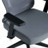 Nowoczesny Fotel Biurowy Obrotowy Gabinetowy Ergonomiczny Do Biurka Z Podłokietnikami Szary ETNA