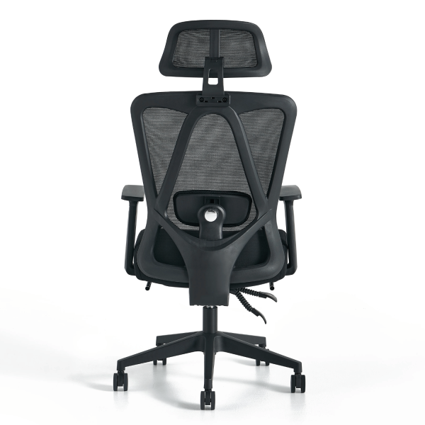 Fotel Biurowy Obrotowy Gabinetowy Nowoczesny Ergonomiczny Do Biurka Z Podnóżkiem Czarny ETNA