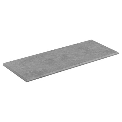 Blat do Łazienki 120cm HAVANA CONCRETE 90-120 Szary Jasny Beton Front Lewy i Front