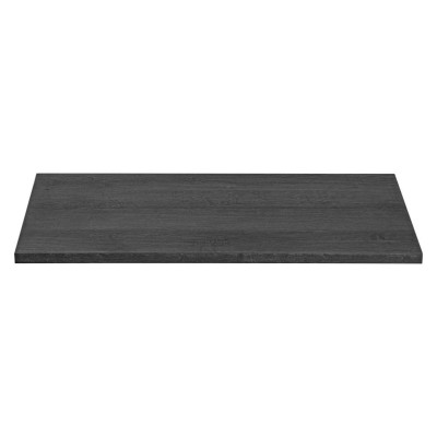 Blat do Łazienki LEONARDO OAK 89-150 Czarny Satynowy Front Lewy od Góry i Front od Góry