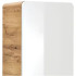 Szafka Łazienkowa 25cm ARUBA WHITE 805 Dąb Złoty Craft Biała Zbliżenie na Zbliżenie na Górne Drzwi