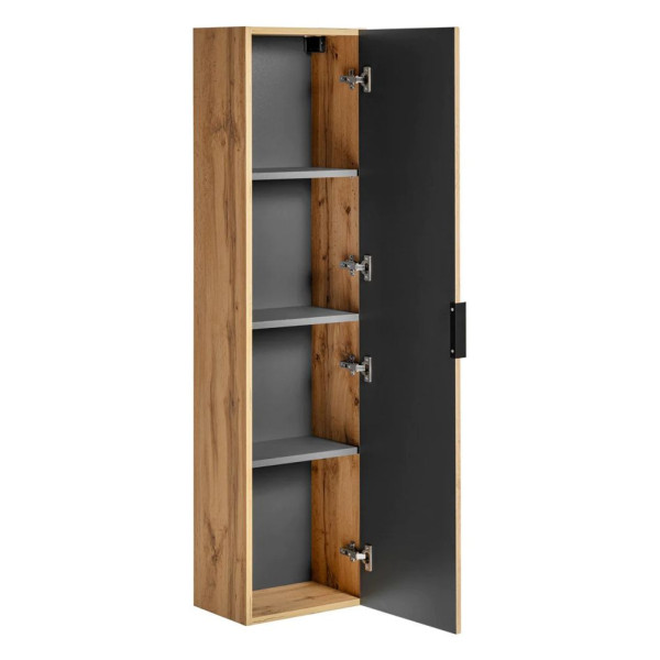 Szafka Łazienkowa Wisząca Nowoczesna ADEL OAK 3 Front