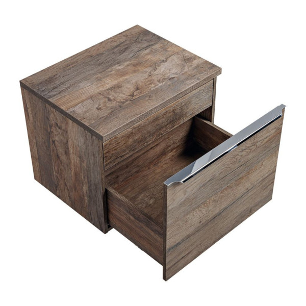 Wisząca Szafka pod Umywalkę 80 cm Dąb Santa Fe Oak 3 z Góry