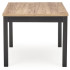 Stół Rozkładany 90-125x90 TIAGO Dąb Craft Czarny Front