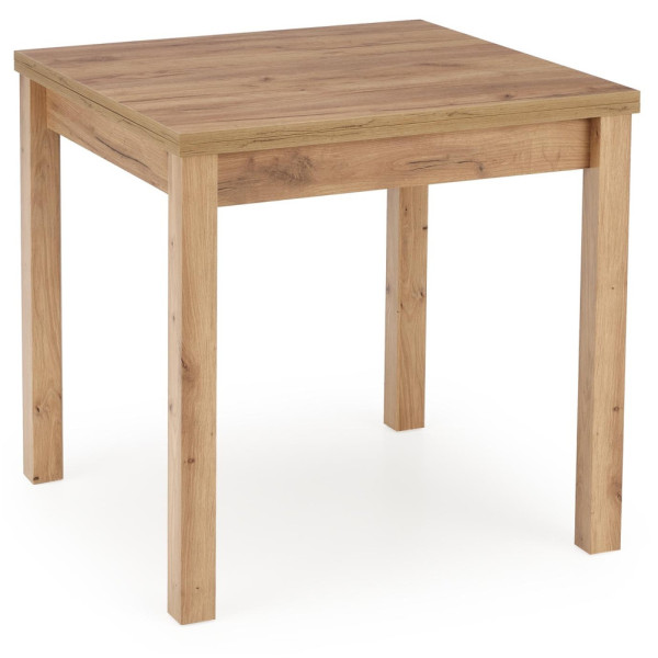 Stół 80-160x80cm GRACJAN Dąb Craft Front Lewy