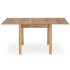 Stół 80-160x80cm GRACJAN Dąb Craft Front Rozłożonego Stołu