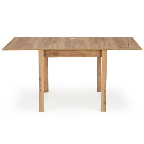 Stół 80-160x80cm GRACJAN Dąb Craft Front Rozłożonego Stołu