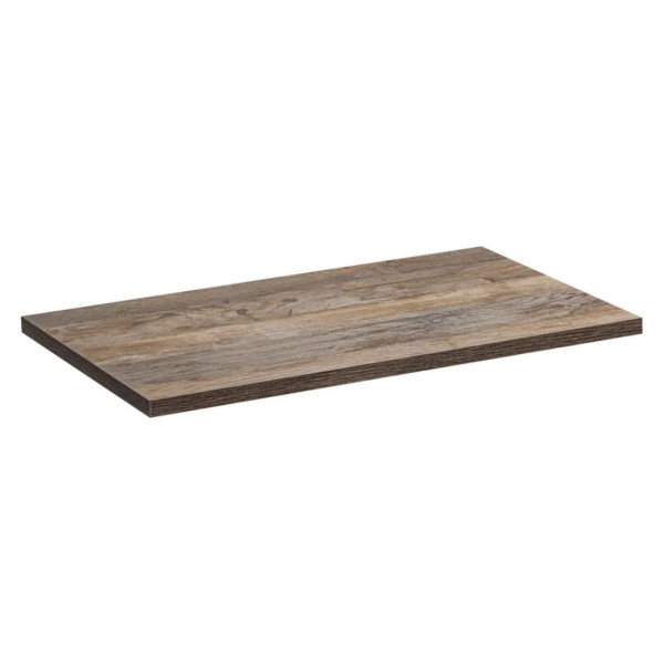 Blat Łazienkowy 80 cm Dąb Santa Fe Vintage Matowy SANTA FE TAUPE 03 Front Lewy
