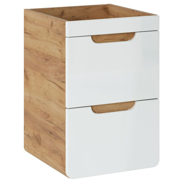 Biała Szafka pod Umywalkę 40 cm Nowoczesna ARUBA WHITE 02