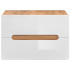 Szafka pod Umywalkę Nablatową 80 cm Biały Połysk Wisząca ARUBA WHITE 11 Front