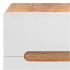 Szafka pod Umywalkę Nablatową 80 cm Biały Połysk Wisząca ARUBA WHITE 11 Front Zbliżenie