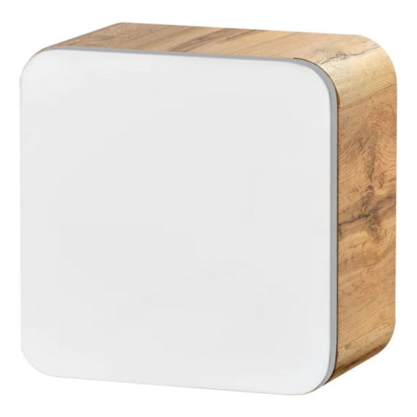 Szafka Mała Biała Dąb Złoty Craft ARUBA WHITE 1 Prawy Front