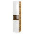 Szafka Łazienkowa Słupek 35 cm Biała Wisząca ARUBA WHITE 1 Prawy Front
