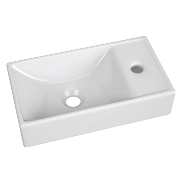 Umywalka 40 cm Ceramiczna do ARUBA WHITE 1 Biała VEDEA 40