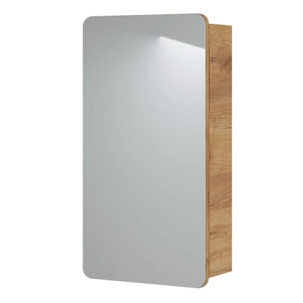 Szafka Łazienkowa z Lustrem ARUBA WHITE 1 Prawy Front