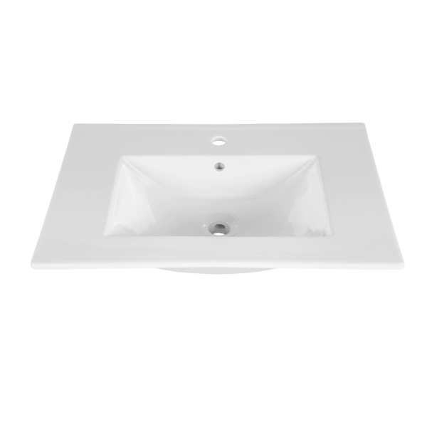 Ceramiczna Umywalka 80 cm LAVA 80D do Zestawu ARUBA WHITE 3