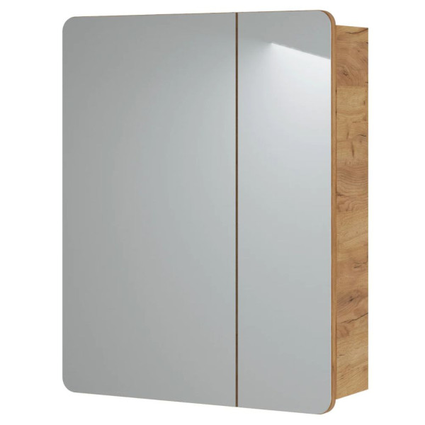 Szafka do Łazienki z Lustrem 60 cm ARUBA WHITE 4