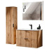 Zestaw Mebli Łazienkowych z Umywalką 80 cm ADEL OAK 4