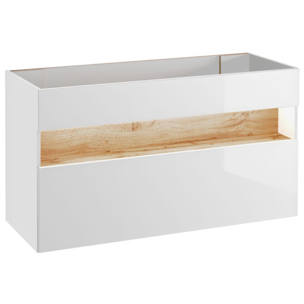 Szafka pod Umywalkę 120 cm Nowoczesna Biała BAHAMA 3