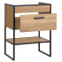 Szafka pod Umywalkę 60 cm Loft Dąb Craft Złoty BROOKLIN 3 Otwarta