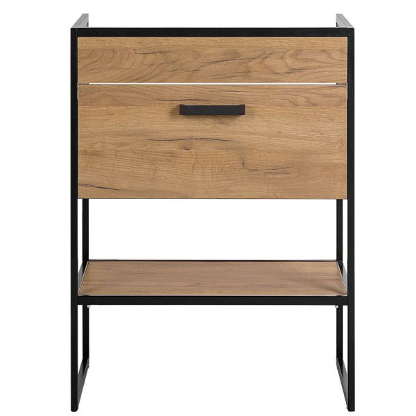 Szafka pod Umywalkę 60 cm Loft Dąb Craft Złoty BROOKLIN 3 Front