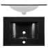 Umywalka Ceramiczna 60 cm LAVA BLACK do Zestawu BROOKLIN 3