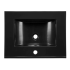 Umywalka Ceramiczna 60 cm LAVA BLACK do Zestawu BROOKLIN 3 z Góry