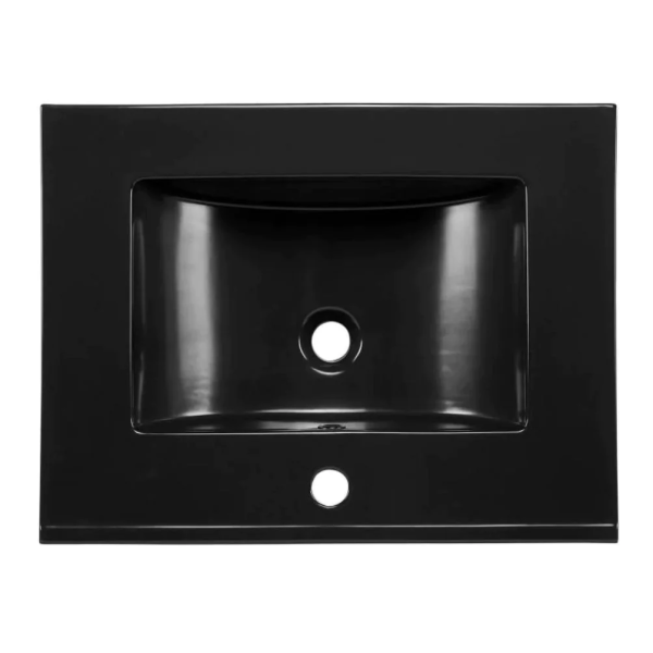 Umywalka Ceramiczna 60 cm LAVA BLACK do Zestawu BROOKLIN 3 z Góry