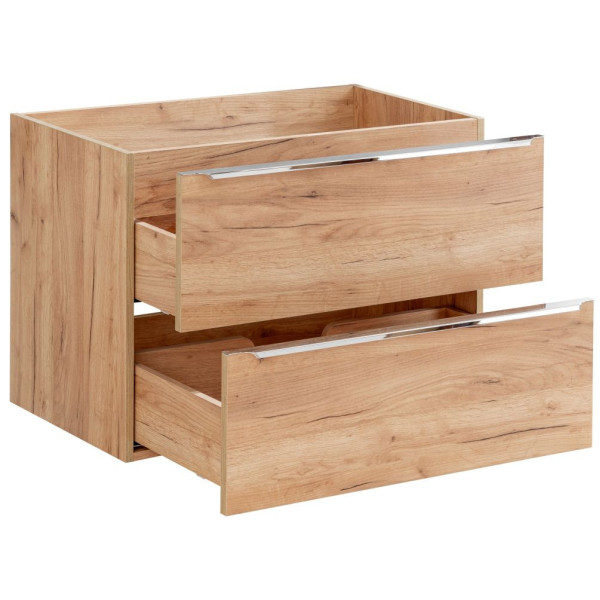 Szafka pod Umywalkę 80 cm CAPRI OAK 4 Otwarta