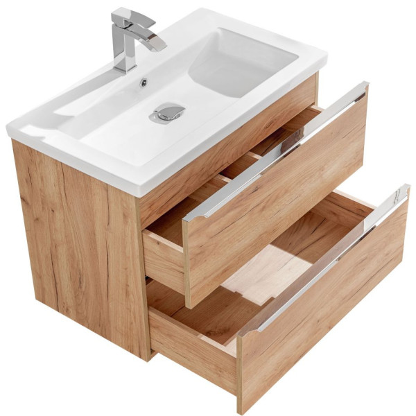 Szafka z Umywalką 80 cm CAPRI OAK 4 z Góry