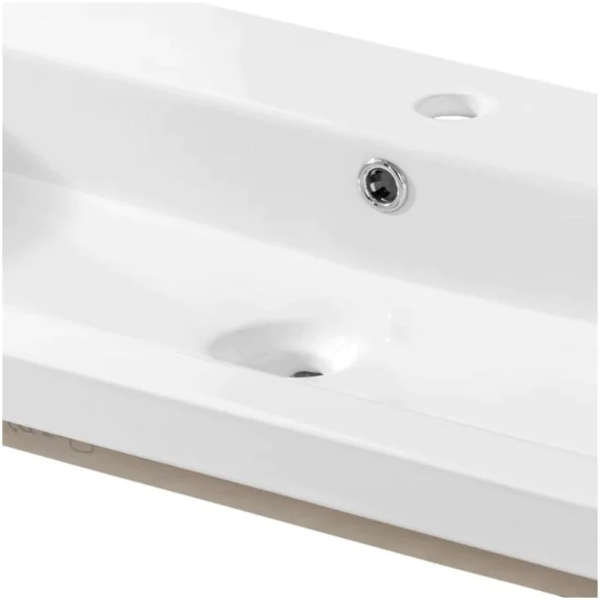Umywalka Ceramiczna 80 cm SPIRIT 80 do Zestawu CAPRI OAK 4 Zbliżenie