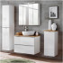 Szafka z Umywalką Nablatową 60 cm CAPRI WHITE 1 Aranżacja