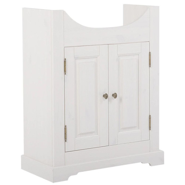 Szafka pod Umywalkę 65 cm Retro Biała ROMANTIC 1